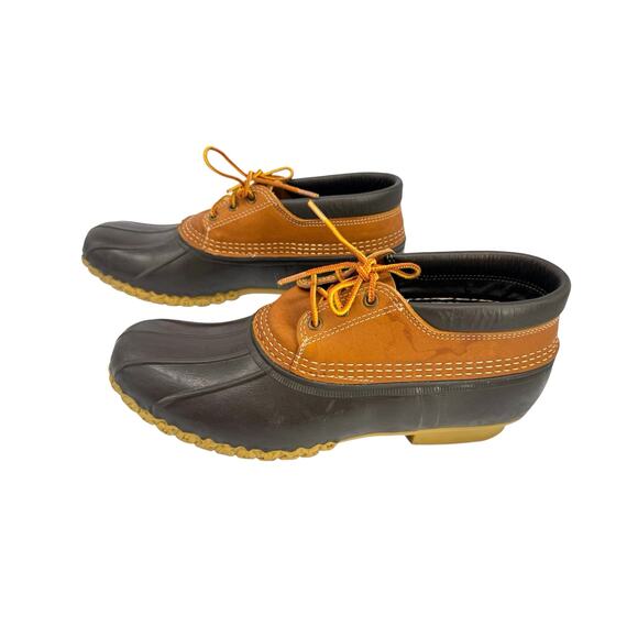 L.L. BEAN Men’s US Size 11N Rubber Leather Duck Ankle Hunting Shoes USA *READ - Picture 1 of 12